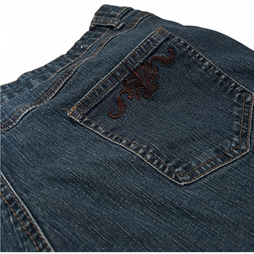 COS Slim Straight Dark Blue Women’s Jeans with Embroidered Back Pocket